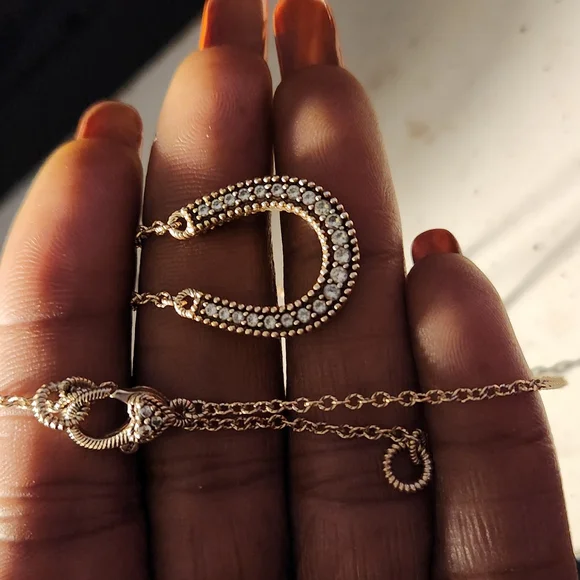 Judith Ripka 18inch Horseshoe Necklace - Picture 12 of 16